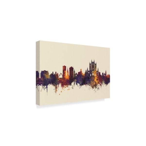 Michael Tompsett 'Lincoln England Skyline Iii' Canvas Art,30x47